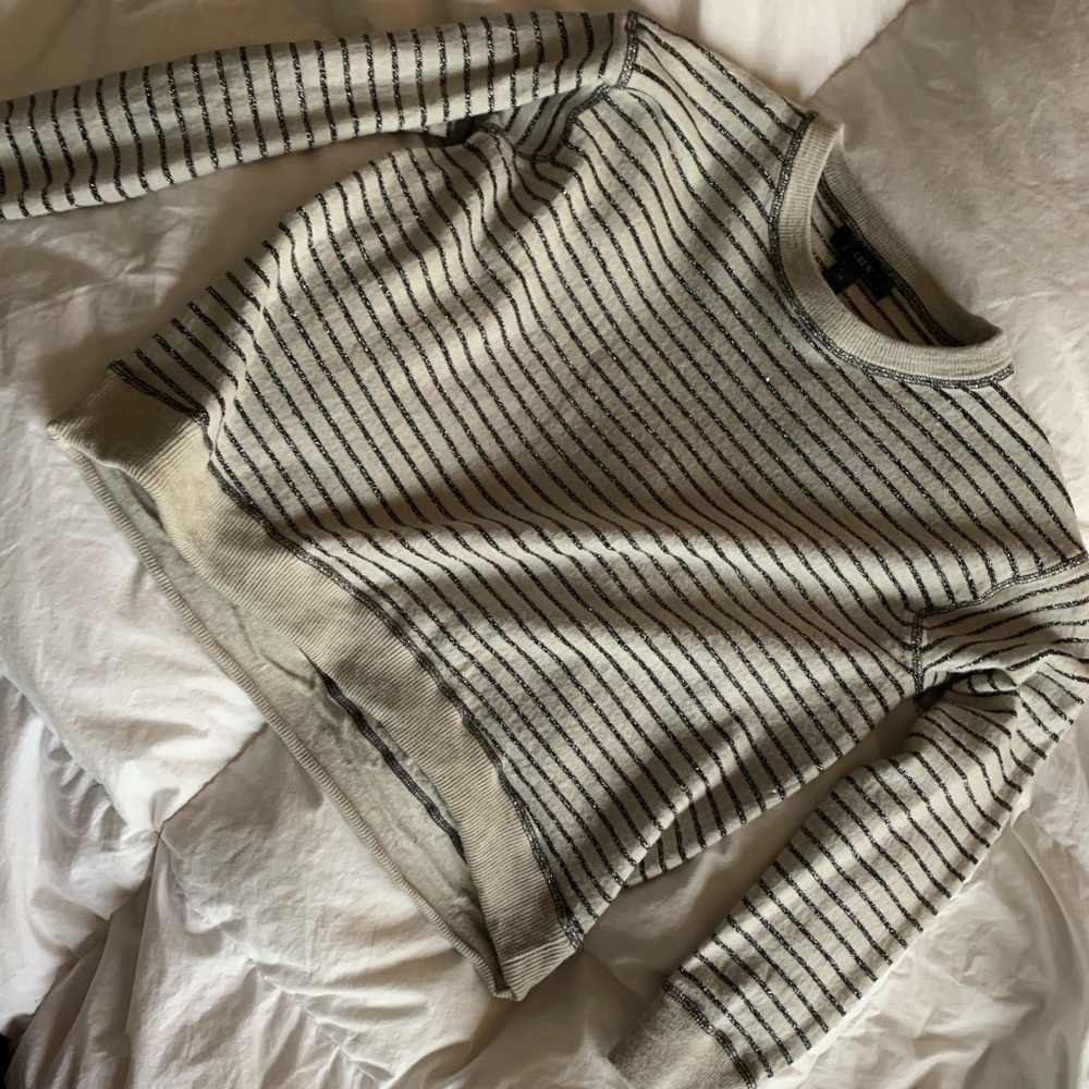 Metallic JCrew Sweater